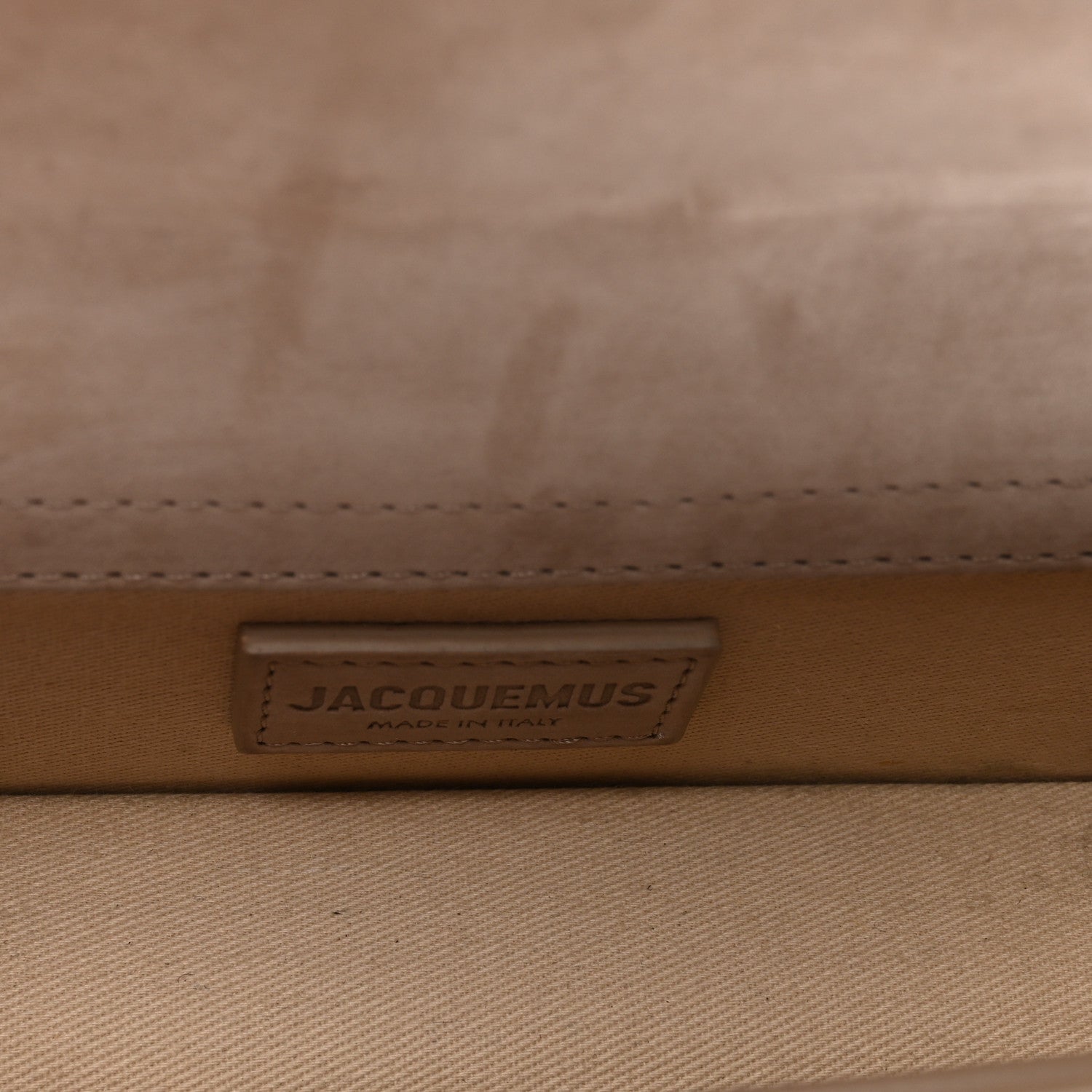 Jacquemus Nubuck Le Grand Bambino Dark Beige 5 of 10
