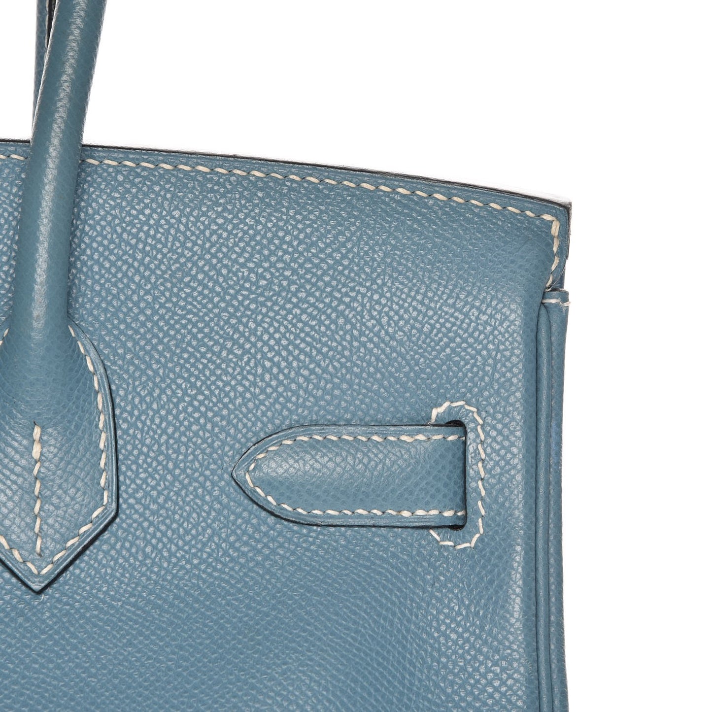 Epsom Birkin 30 Blue Jean
