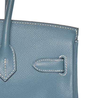 Hermes Epsom Birkin 30 Blue Jean 29 of 34