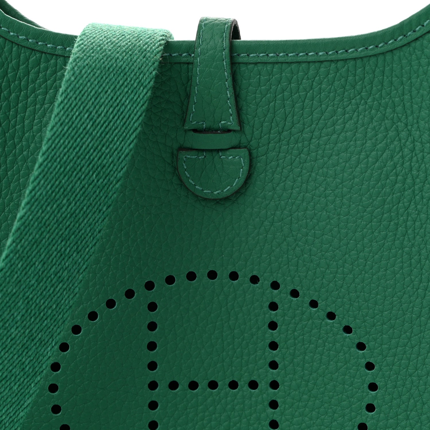 Hermes Taurillon Clemence Evelyne TPM Vert Vertigo 8 of 11