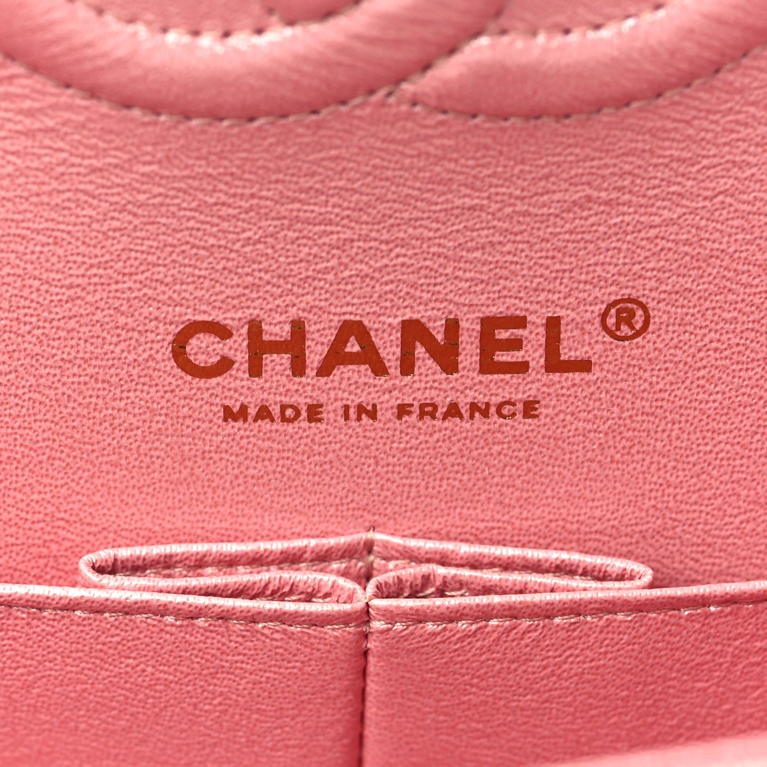 Chanel Iridescent Caviar Quilted Medium Double Flap Rose Pink 6 of 10