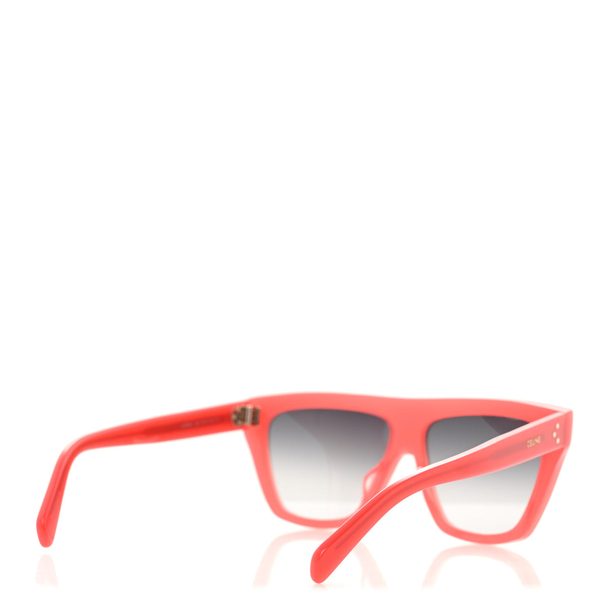 Celine Acetate Square Sunglasses CL40256I Red 4 of 7
