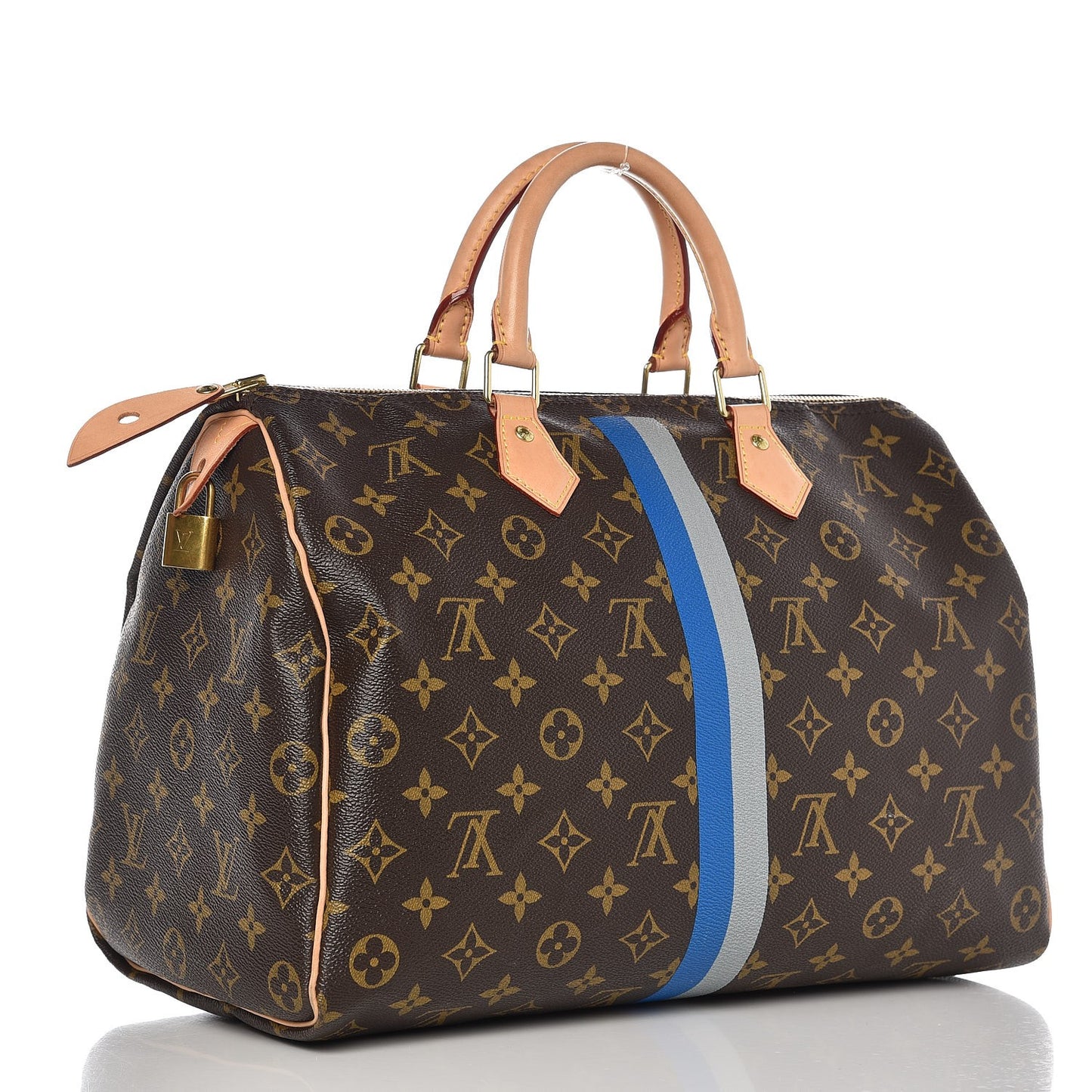 Monogram My LV Heritage Speedy 35 Blue De France Gris
