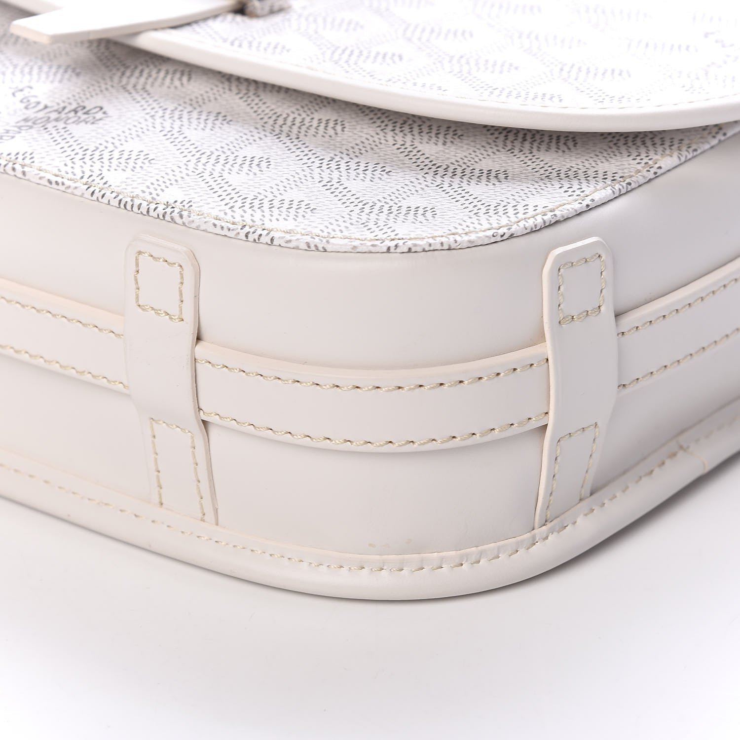 Goyard Goyardine Belvedere II PM Messenger Bag White 8 of 8