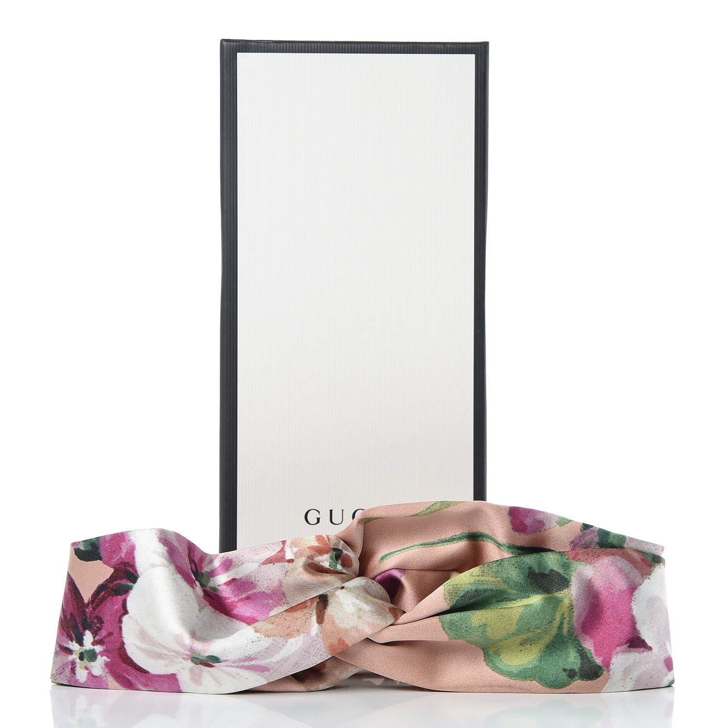 Gucci Silk Blooms Print Headband Pink 6 of 6
