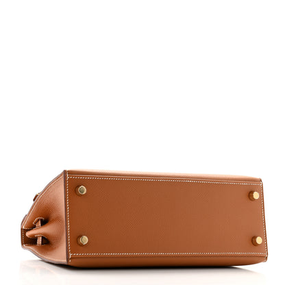 Hermes Epsom Kelly Sellier 25 Gold 4 of 11
