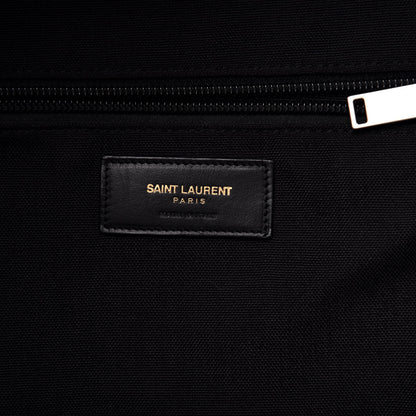 Saint Laurent Canvas Bandana Print City Backpack Black 6 of 12