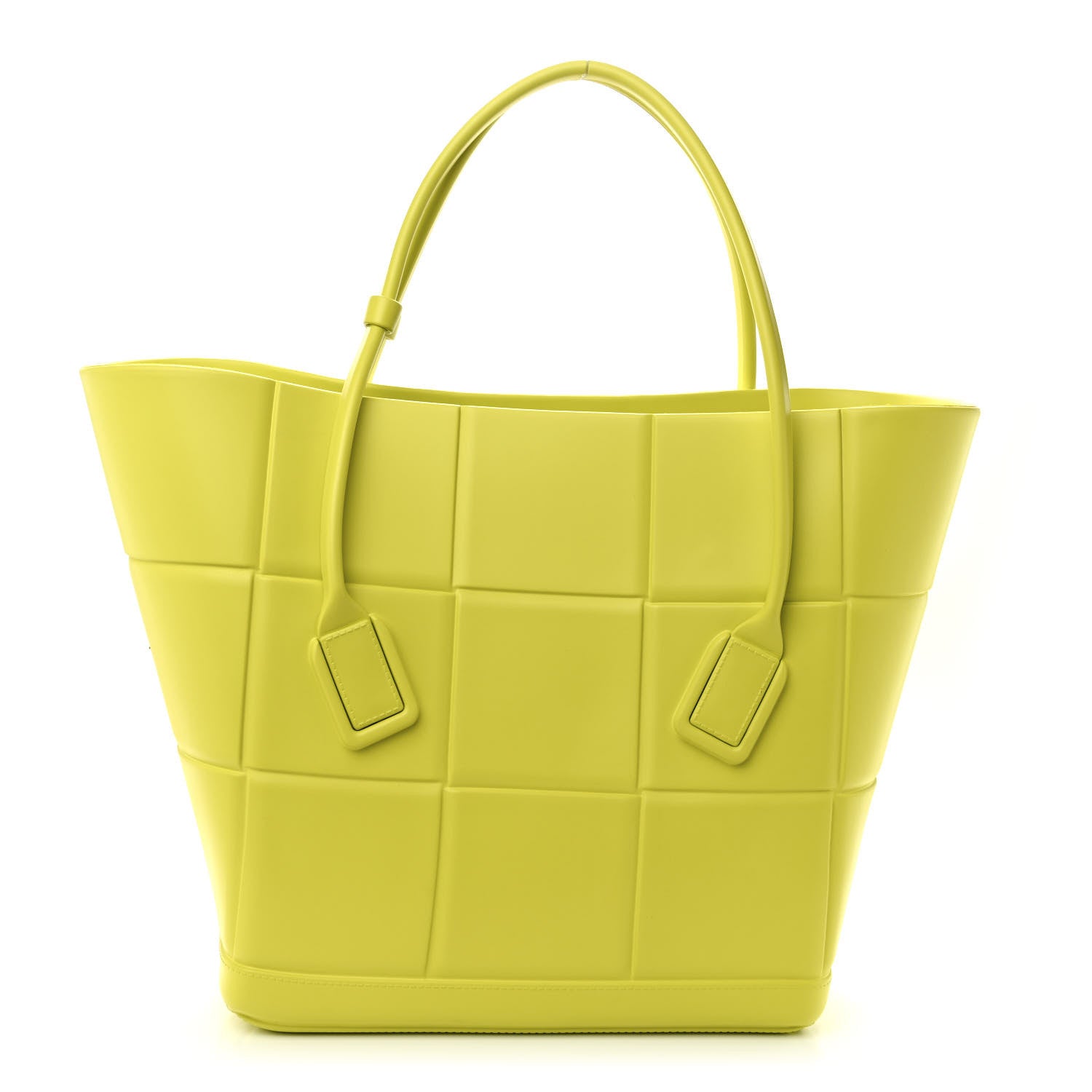 Bottega Veneta Rubber Maxi Intrecciato Medium Arco Kiwi Green 1 of 9