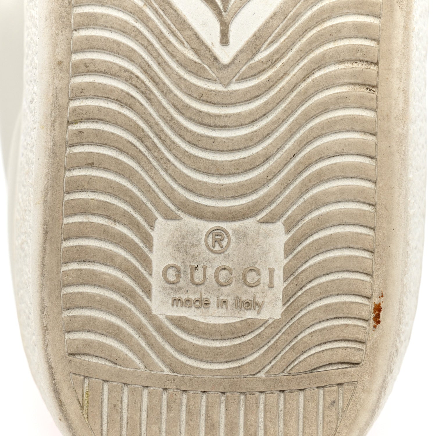 Gucci Calfskin Web Heart Embroidered Womens Ace Sneakers 38 White 7 of 11