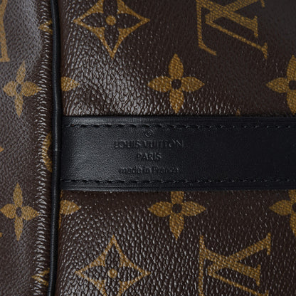 Louis Vuitton Monogram Macassar Keepall Bandouliere 45 7 of 8