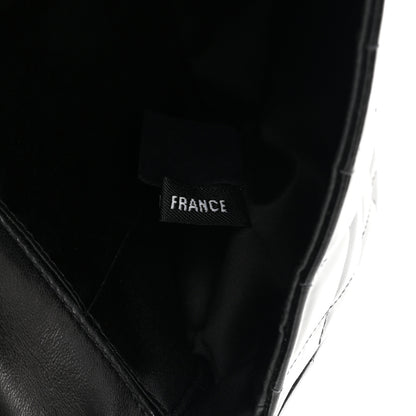 Chanel Patent Quilted East West Chocolate Bar Flap Black 6 of 14