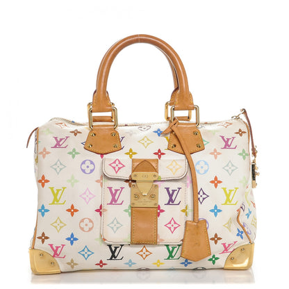 Louis Vuitton Monogram Multicolor Speedy 30 White 1 of 8