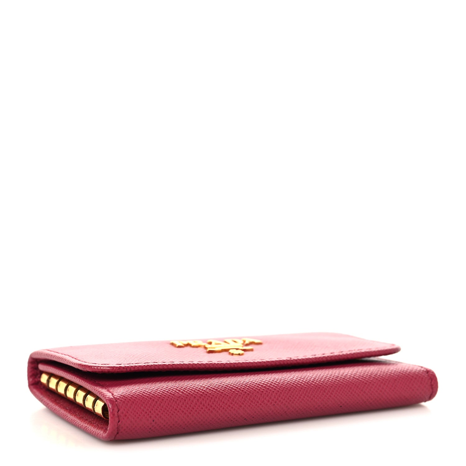 Prada Saffiano Metal 6 Key Holder Ibisco 4 of 7