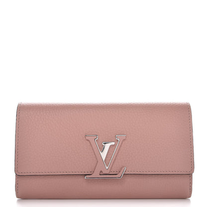 Louis Vuitton Taurillon Capucines Wallet Magnolia 1 of 9