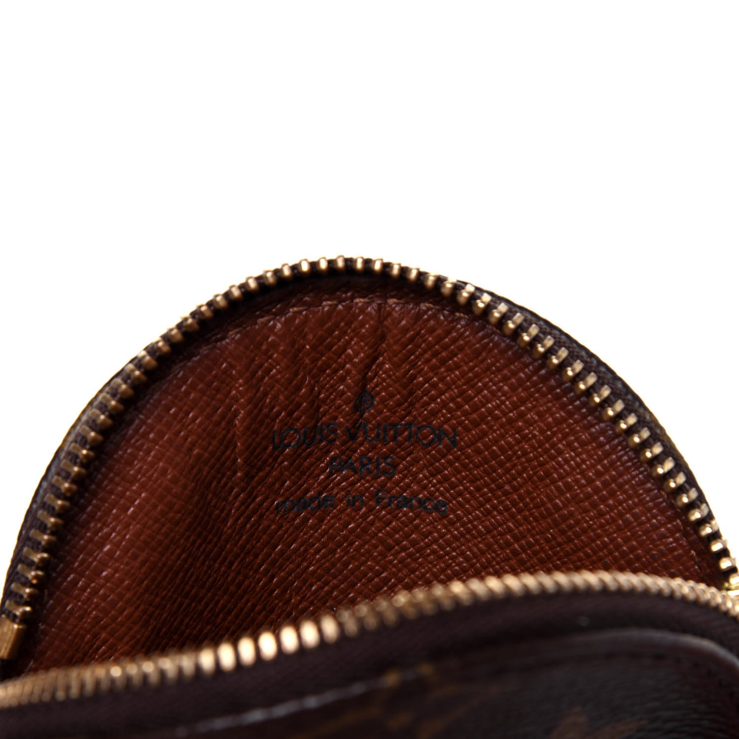Monogram Round Coin Purse