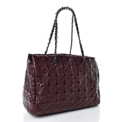 Chanel Vinyl Rock in Moscow Tote Bordeaux 3 of 11