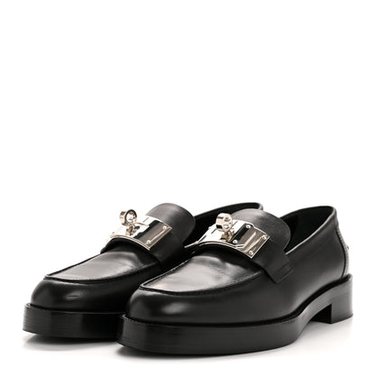 Hermes Calfskin Womens Hot Loafer 40 Black 4 of 11