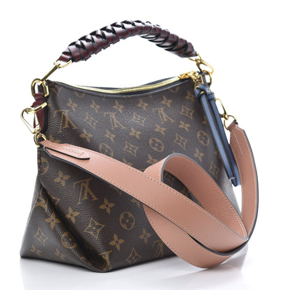 Louis Vuitton Monogram Beaubourg Hobo Mini Bordeaux Red Peach Safran Blue Jean Blue 4 of 13
