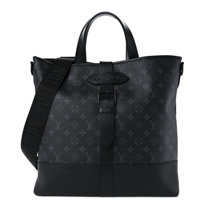Louis Vuitton Monogram Eclipse Saumur Tote Black 1 of 9