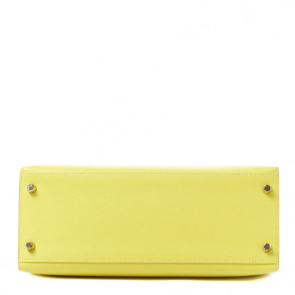Hermes Epsom Kelly Sellier 28 Lime 5 of 33