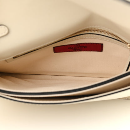Valentino Garavani Nappa Rockstud Wristlet Clutch White 5 of 8