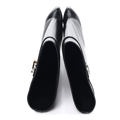 Givenchy Calfskin Shark Lock Pant Boots 39.5 Black 2 of 9