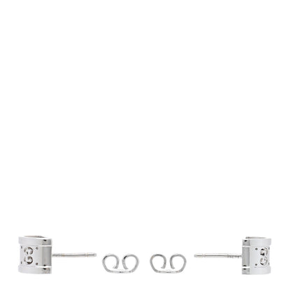 Gucci 18K White Gold Icon Twirl Earrings 3 of 5