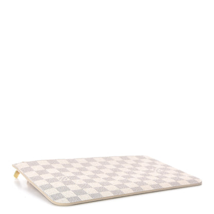 Louis Vuitton Damier Azur Neverfull MM GM Pochette Rose Ballerine 4 of 7