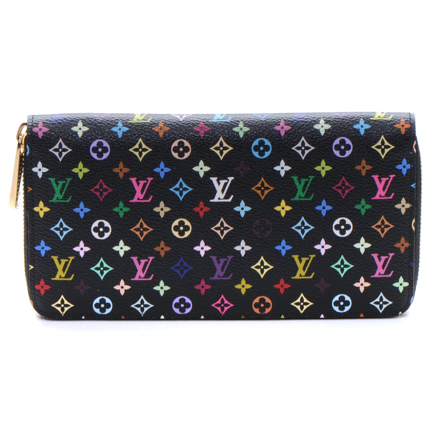 Louis Vuitton Monogram Multicolor Zippy Wallet Black 1 of 7