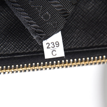 Prada Saffiano Medium Galleria Double Zip Tote Black 9 of 9
