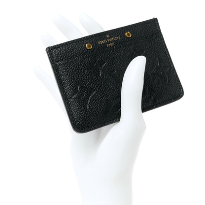 Louis Vuitton Empreinte Card Holder Black 2 of 10