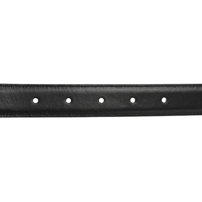 Celine Box Calfskin Small 25mm Triomphe Belt 75 30 Black 4 of 7
