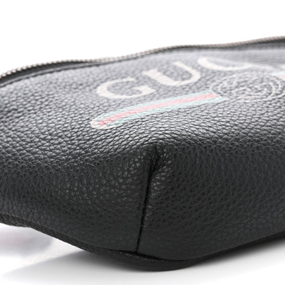 Gucci Grained Calfskin Small Logo Belt Bag Black 9 of 12