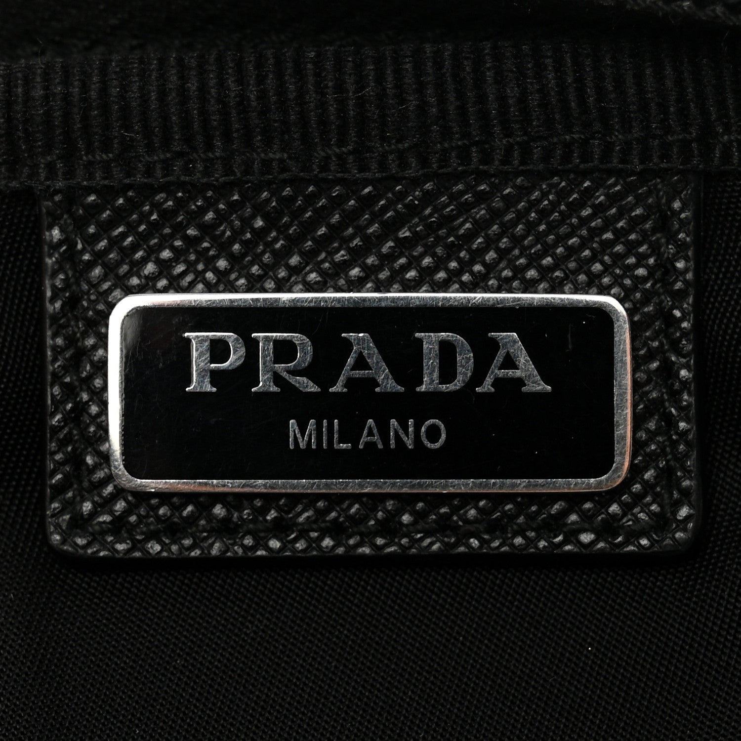 Prada Nylon Tessuto Cosmetic Pouch Black 8 of 8