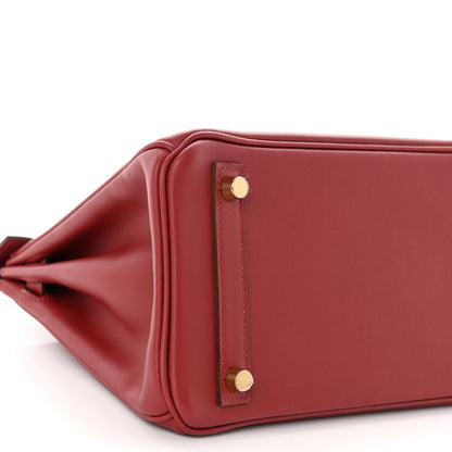 Hermes Veau Jonathan Birkin 25 Rouge Vif 10 of 12