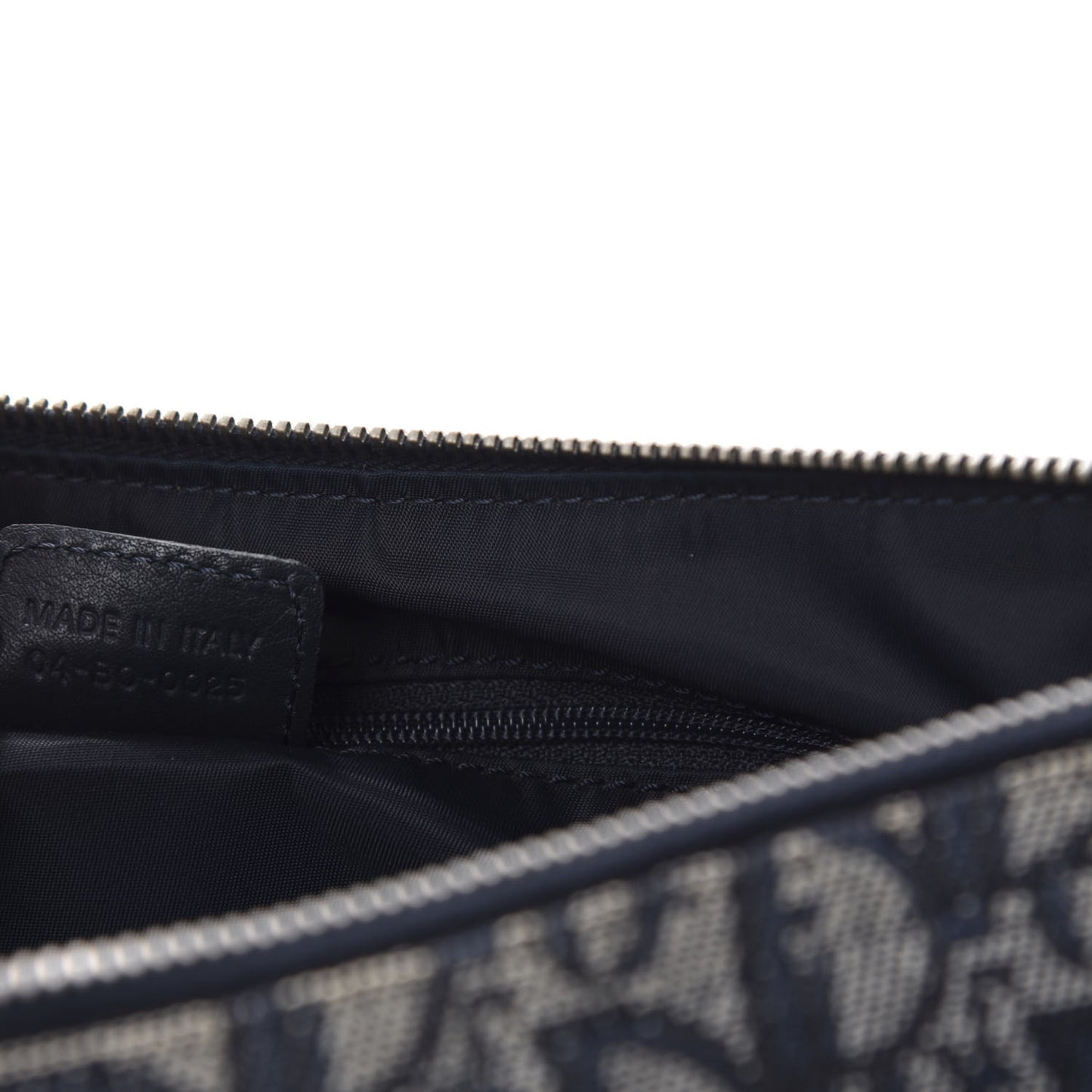 Denim Monogram Charms Shoulder Bag Blue