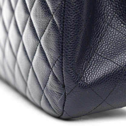 Chanel Caviar Quilted Large CC Shopping Tote Navy 11 of 11