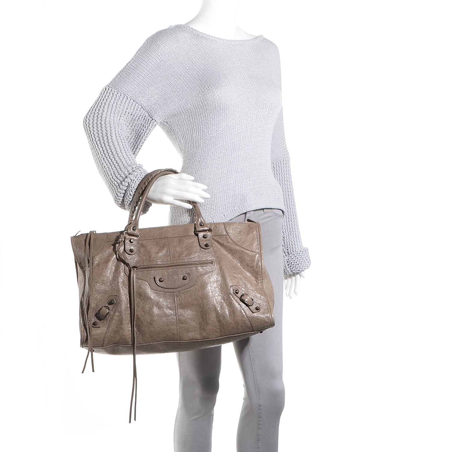Balenciaga Agneau Work Gris Poivre 2 of 11
