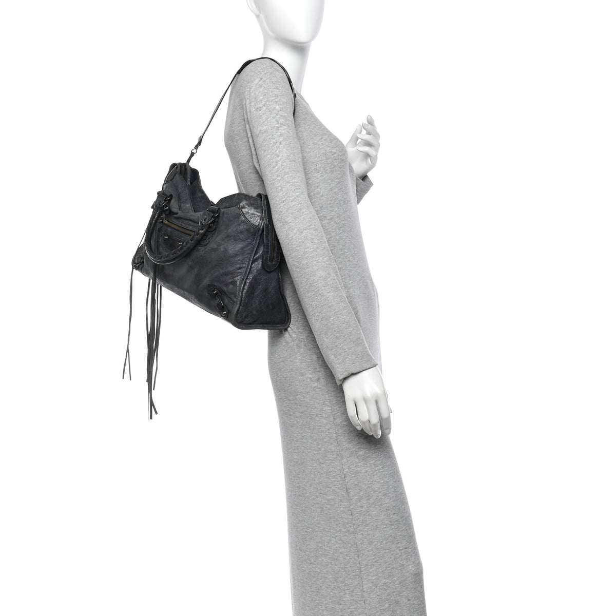 Balenciaga Agneau Classic Hardware City Dark Night 2 of 16