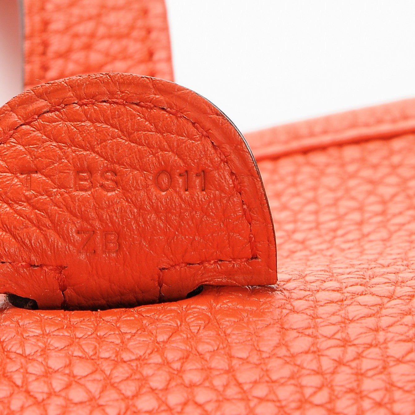 Hermes Taurillon Clemence Evelyne III PM Orange Poppy 7 of 7