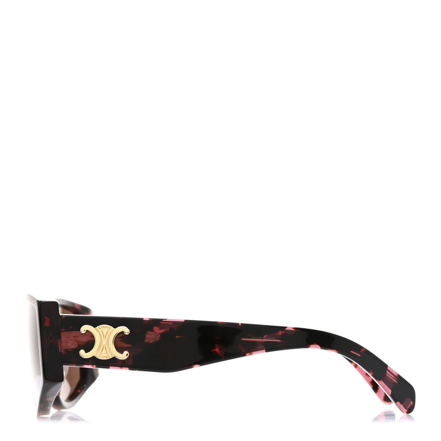 Acetate Triomphe Sunglasses CL40227U Pink Havana