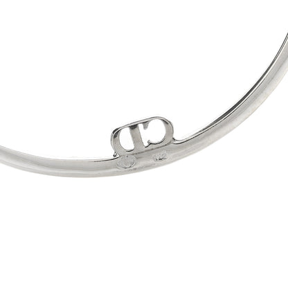 Christian Dior Sterling Silver CD Hoop Earrings 4 of 4