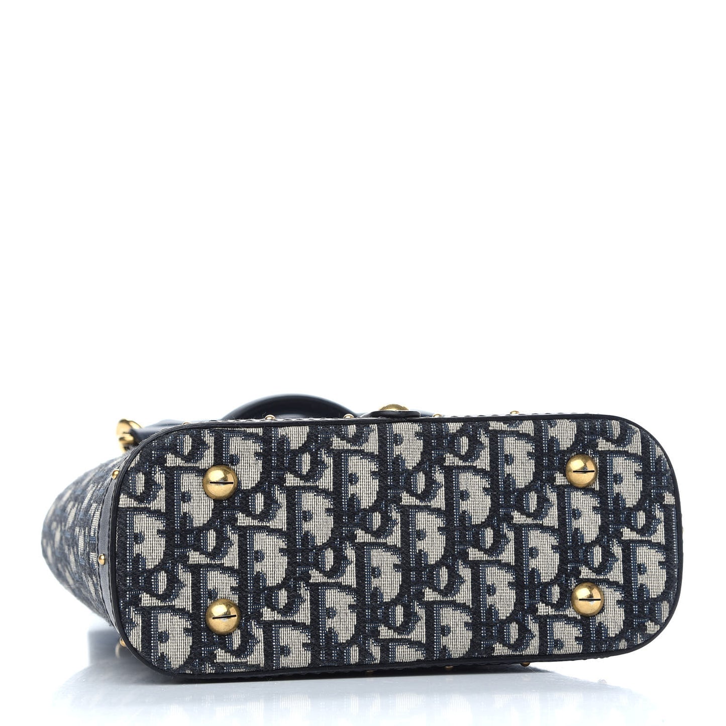 Oblique Studded DiorAvenue Bag Blue