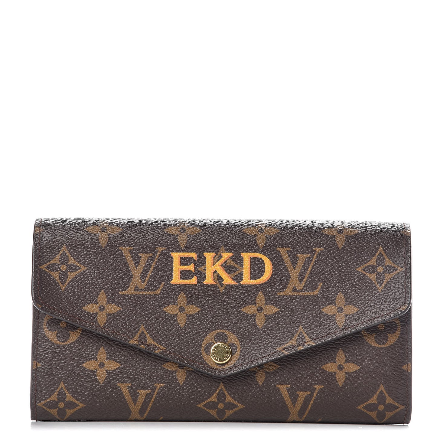 Monogram My LV Heritage Sarah Wallet NM Yellow Moutarde