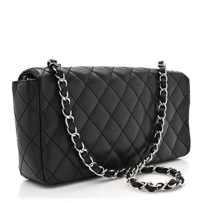 Chanel Caviar Quilted East West Flap Black 3 of 12