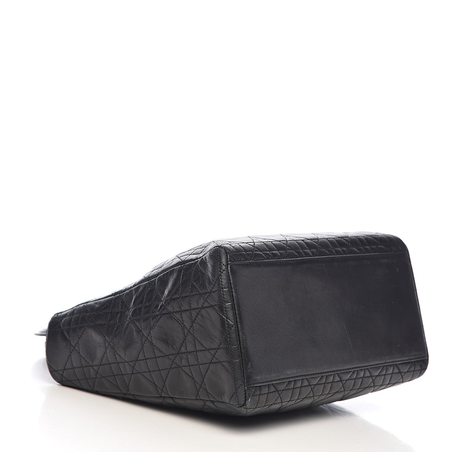 Lambskin Cannage Medium Lady Dior Black