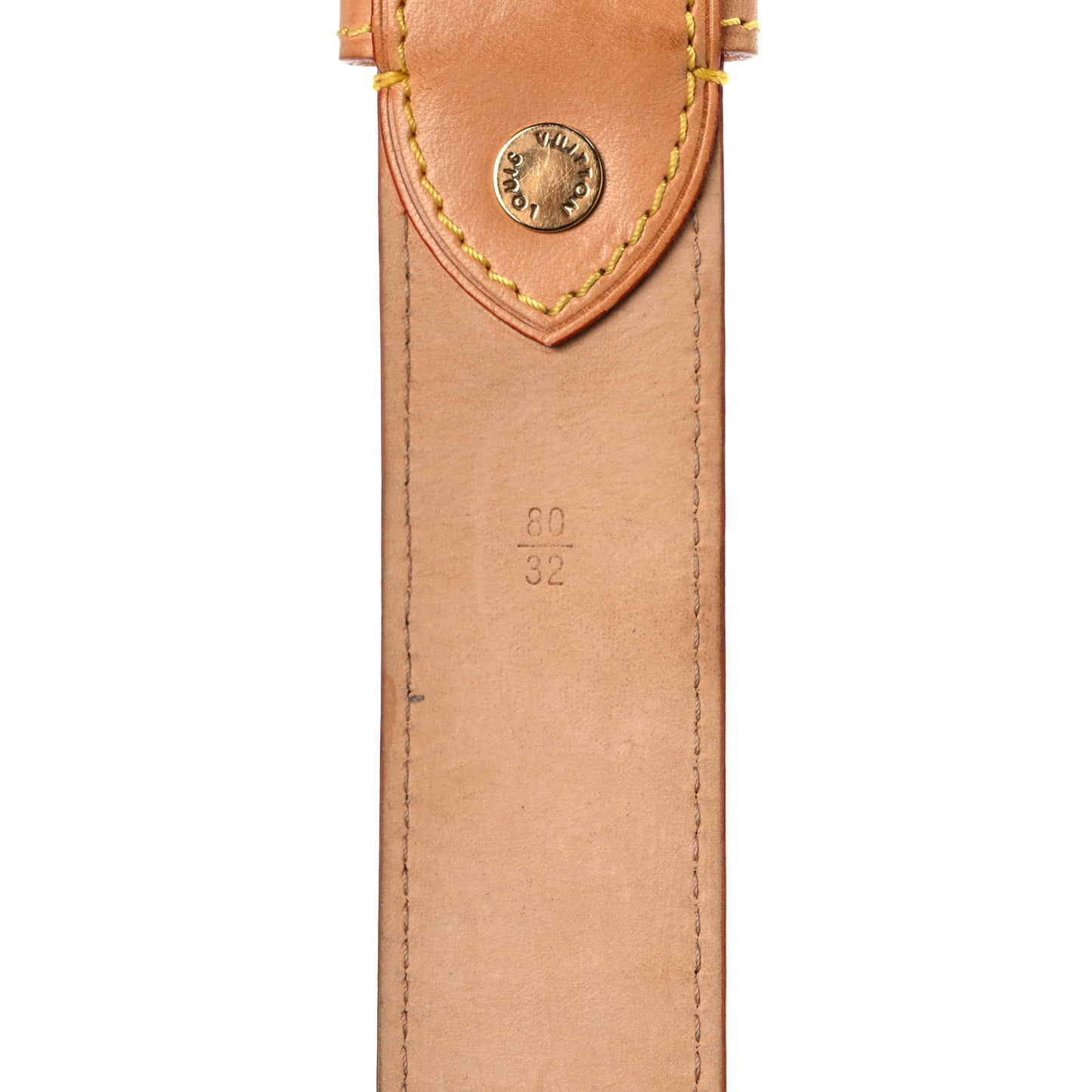 Monogram Watercolor Aquarelle Belt 80 32 Brown