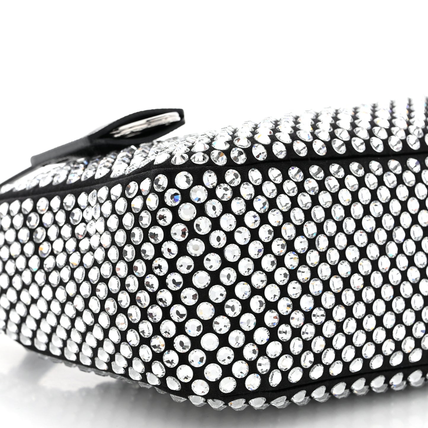 Satin Crystal Mini Re-Edition 2000 Bag Cristal