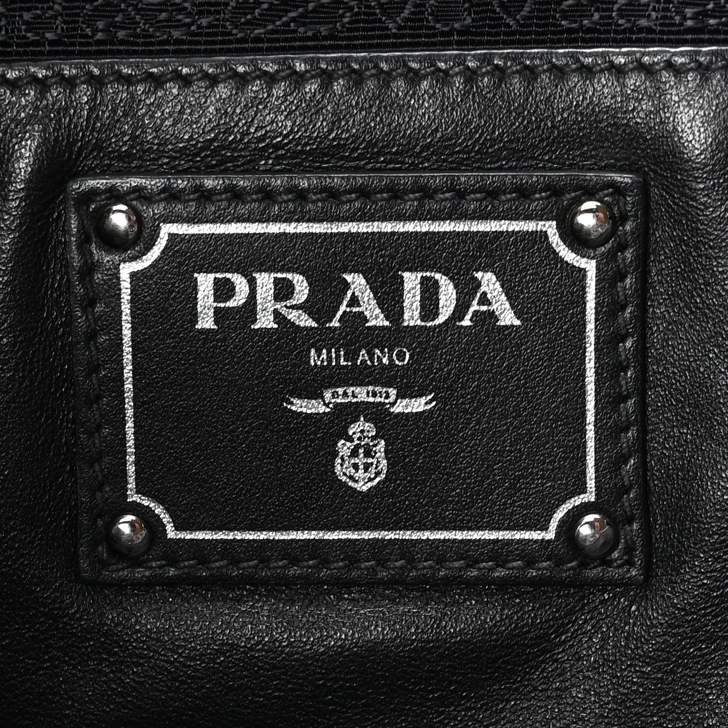 Prada Soft Calf Shopping Tote Black 6 of 11