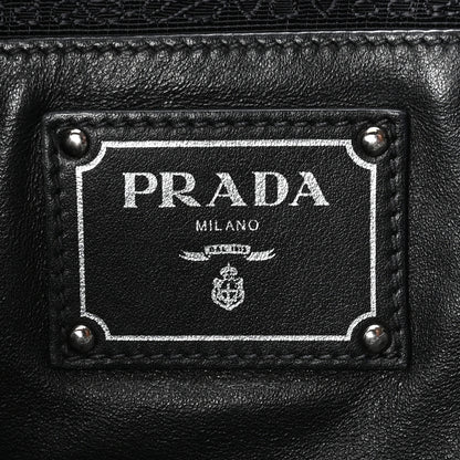 Prada Soft Calf Shopping Tote Black 6 of 11